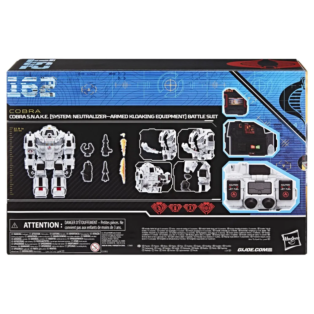 G.I. Joe Classified Series #162, Cobra S.N.A.K.E (System: Neutralizer—Armed Kloaking Equipment) Battle Suit - Pulse EB Games Canada Exclusive!