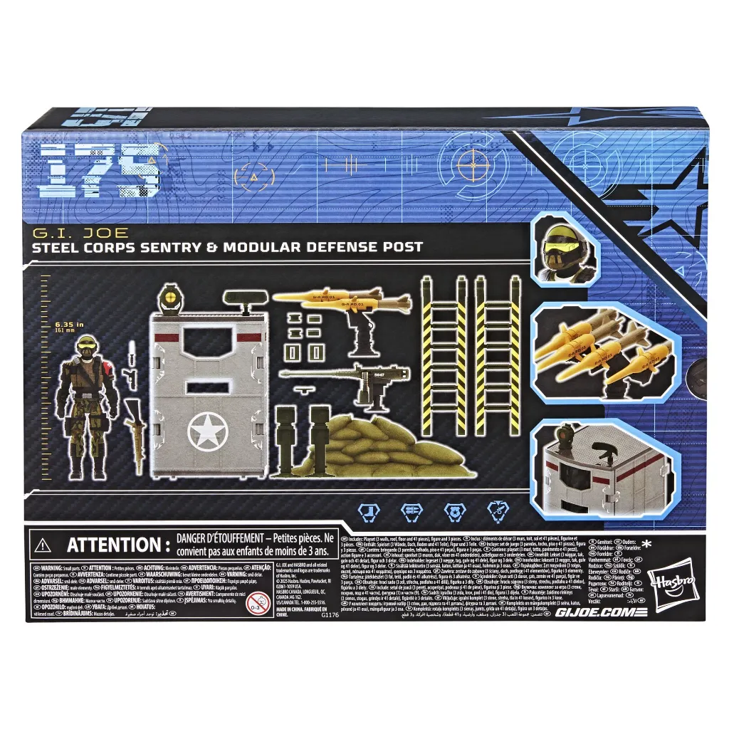 G.I. Joe Classified Series #175, Steel Corps Sentry & Modular Defense Post - Pulse EB Games Canada Exclusive!