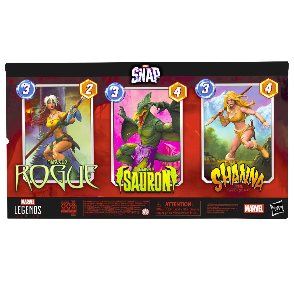 Marvel Legends Series Gamerverse Marvel SNAP Savage Land 3-Pack - Pulse EB Games Canada Exclusive!