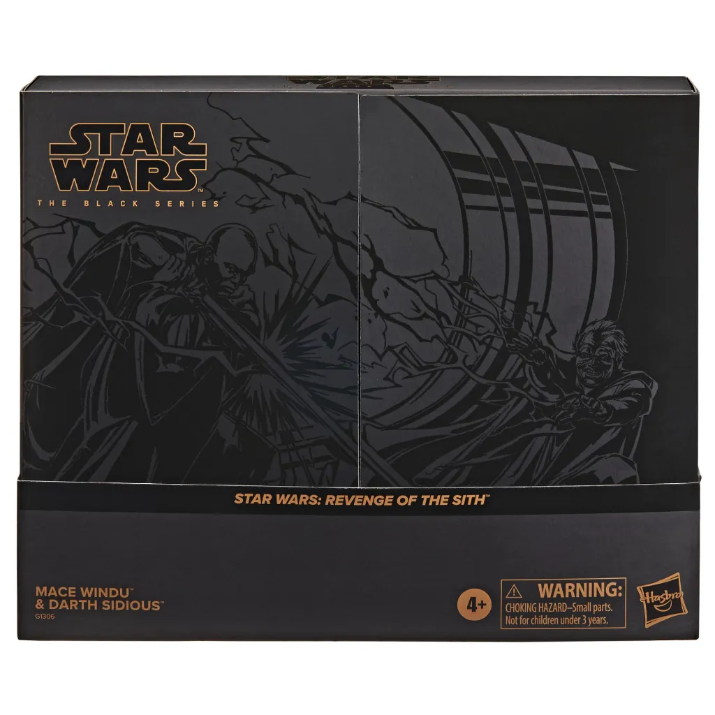 Star Wars The Black Series Mace Windu & Darth Sidious - Pulse EB Games Canada Exclusive!