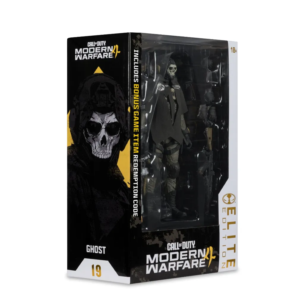 Ghost (Call of Duty: Modern Warfare 4) 7-Inch Deluxe Action Figure McFarlane Elite Edition #19