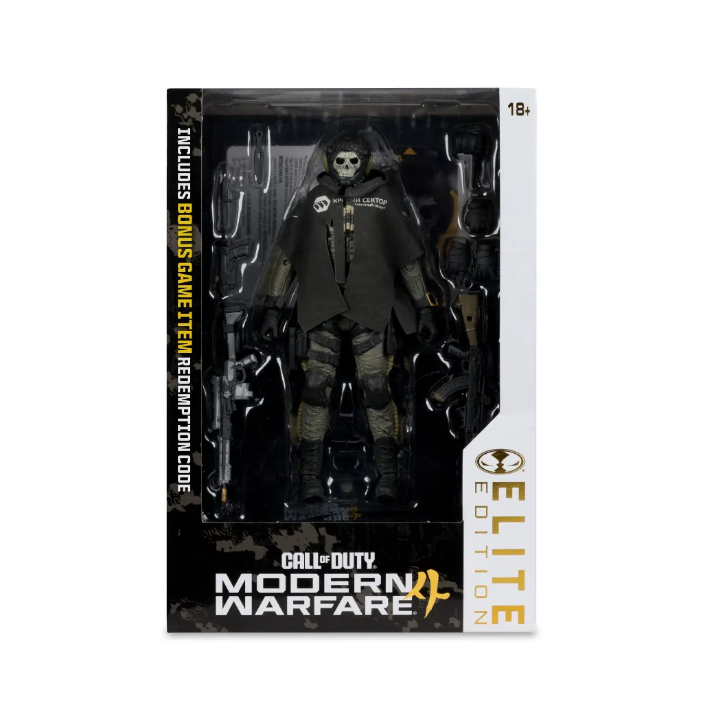 Ghost (Call of Duty: Modern Warfare 4) 7-Inch Deluxe Action Figure McFarlane Elite Edition #19