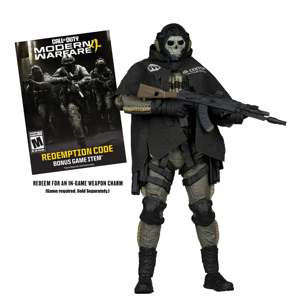Ghost (Call of Duty: Modern Warfare 4) 7-Inch Deluxe Action Figure McFarlane Elite Edition #19