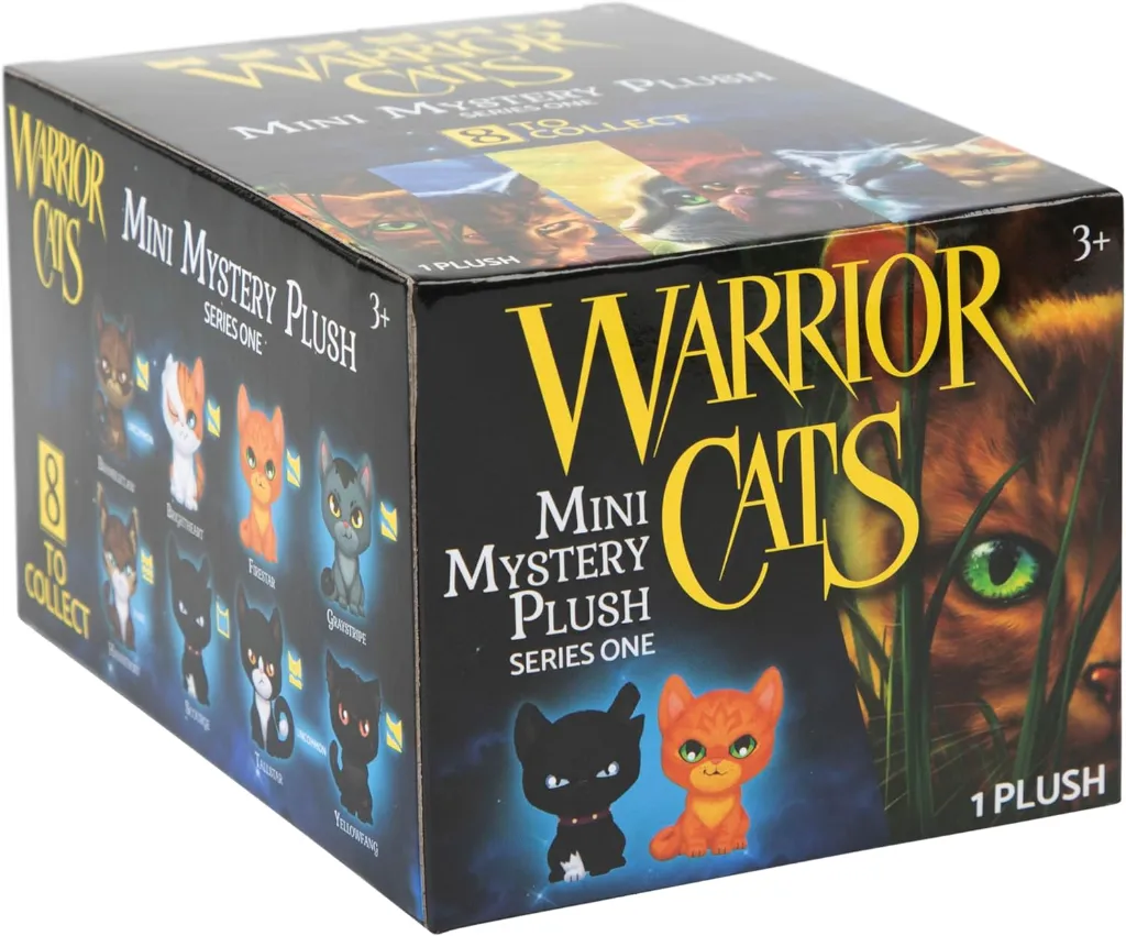 Warrior Cats Mini Mystery Plush - Series 1 Blind Box – One Variation Chosen at Random