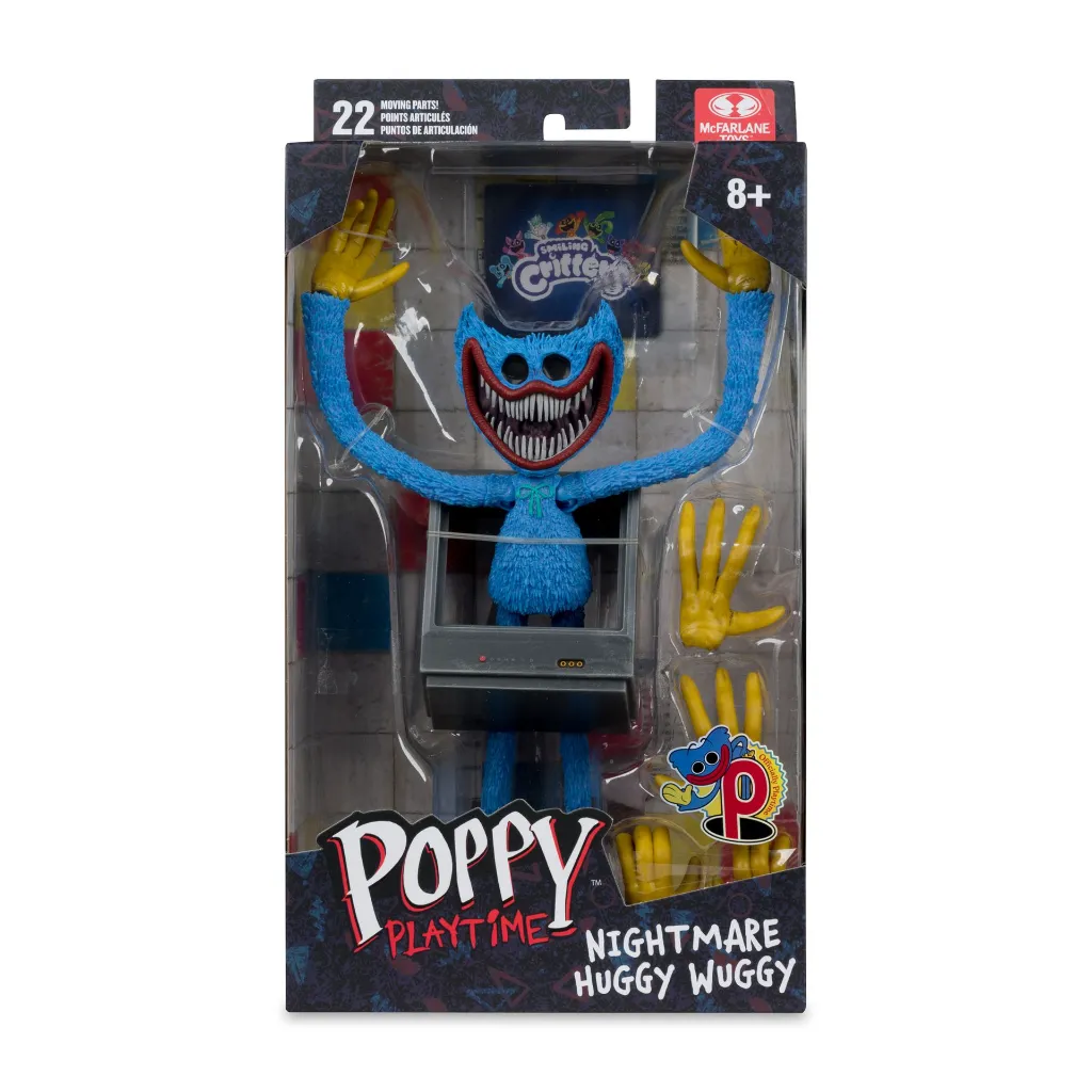 Poppy Playtime Nightmare Huggy 7-Inch Action Figure McFarlane Toys