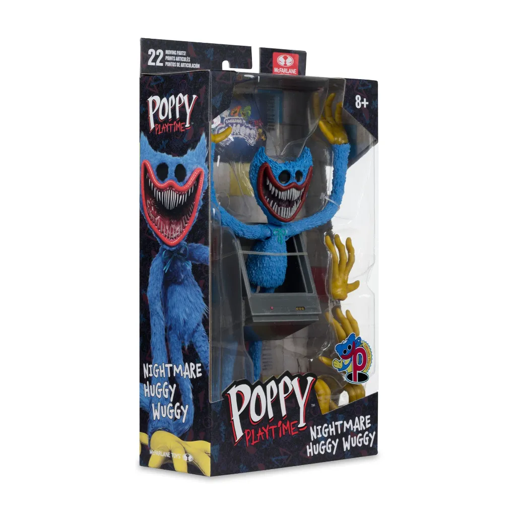 Poppy Playtime Nightmare Huggy 7-Inch Action Figure McFarlane Toys