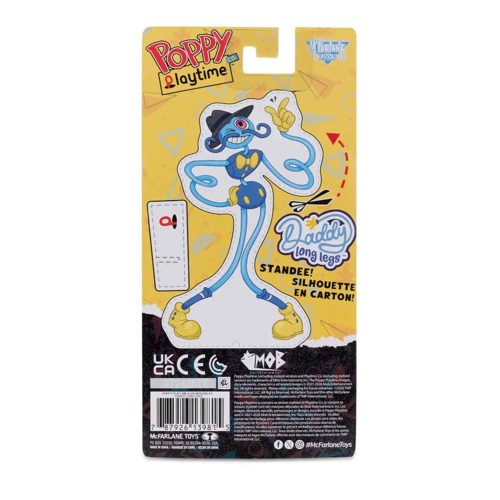 Poppy Playtime Daddy Long Legs 4.5-Inch Bendable Figure McFarlane Toys
