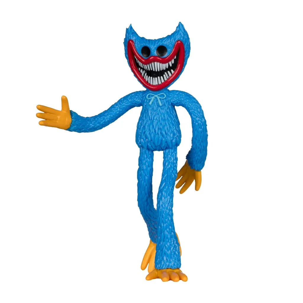 Poppy Playtime Nightmare Huggy Wuggy 4.5-Inch Bendable Figure McFarlane Toys