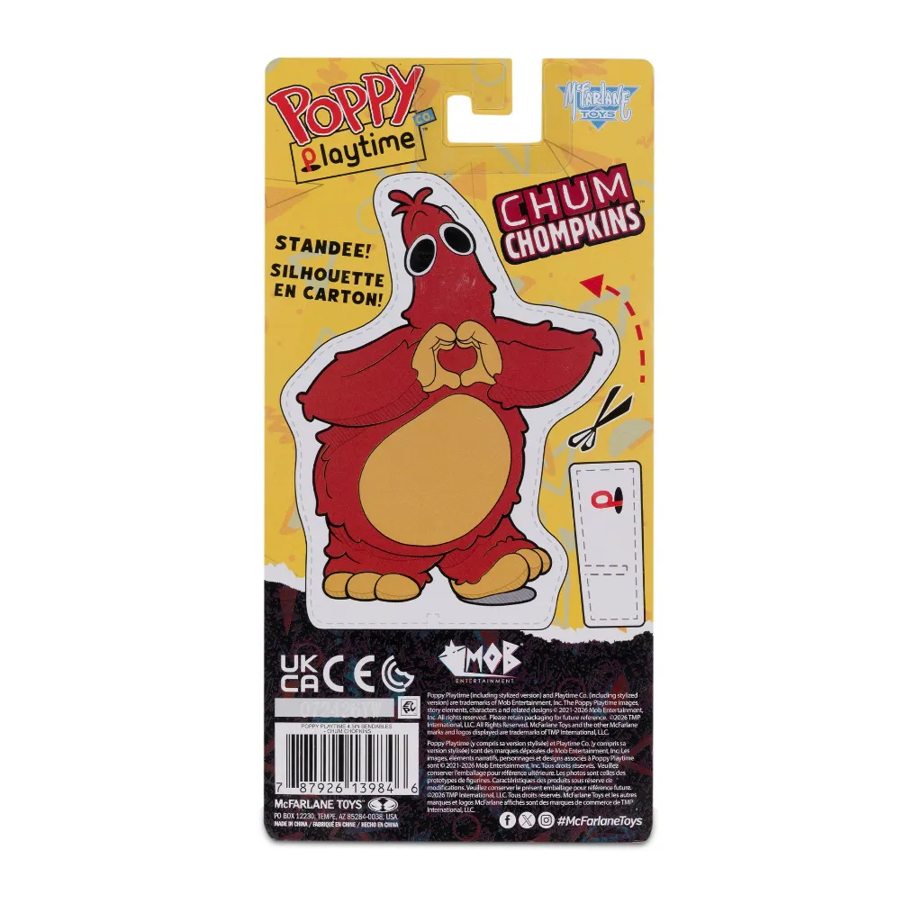 Poppy Playtime Chum Chompkins 4.5-Inch Bendable Figure McFarlane Toys