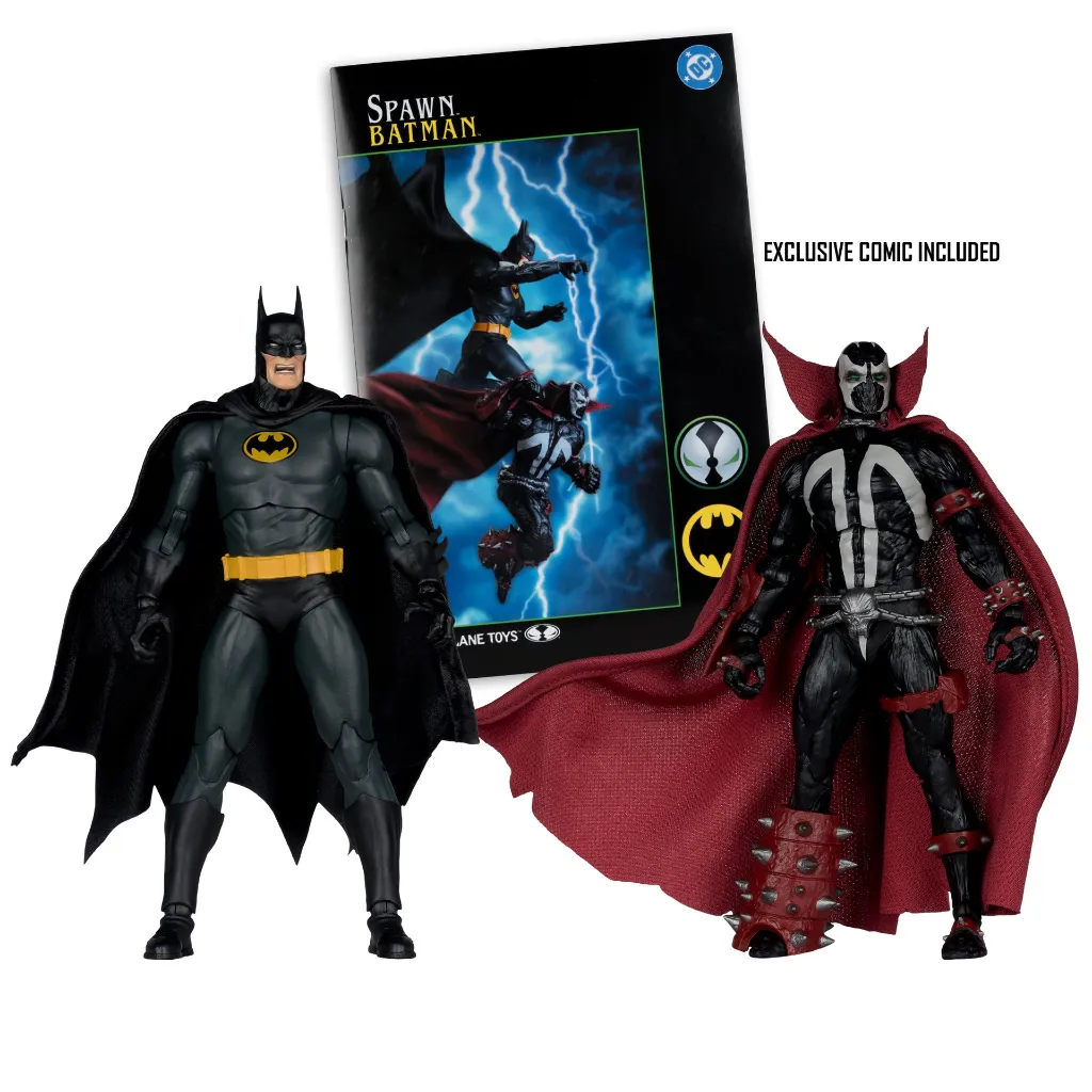 DC Multiverse Batman & Spawn 7-Inch Collector Edition 2 Pack Gold Label - EB Games Canada Exclusive!