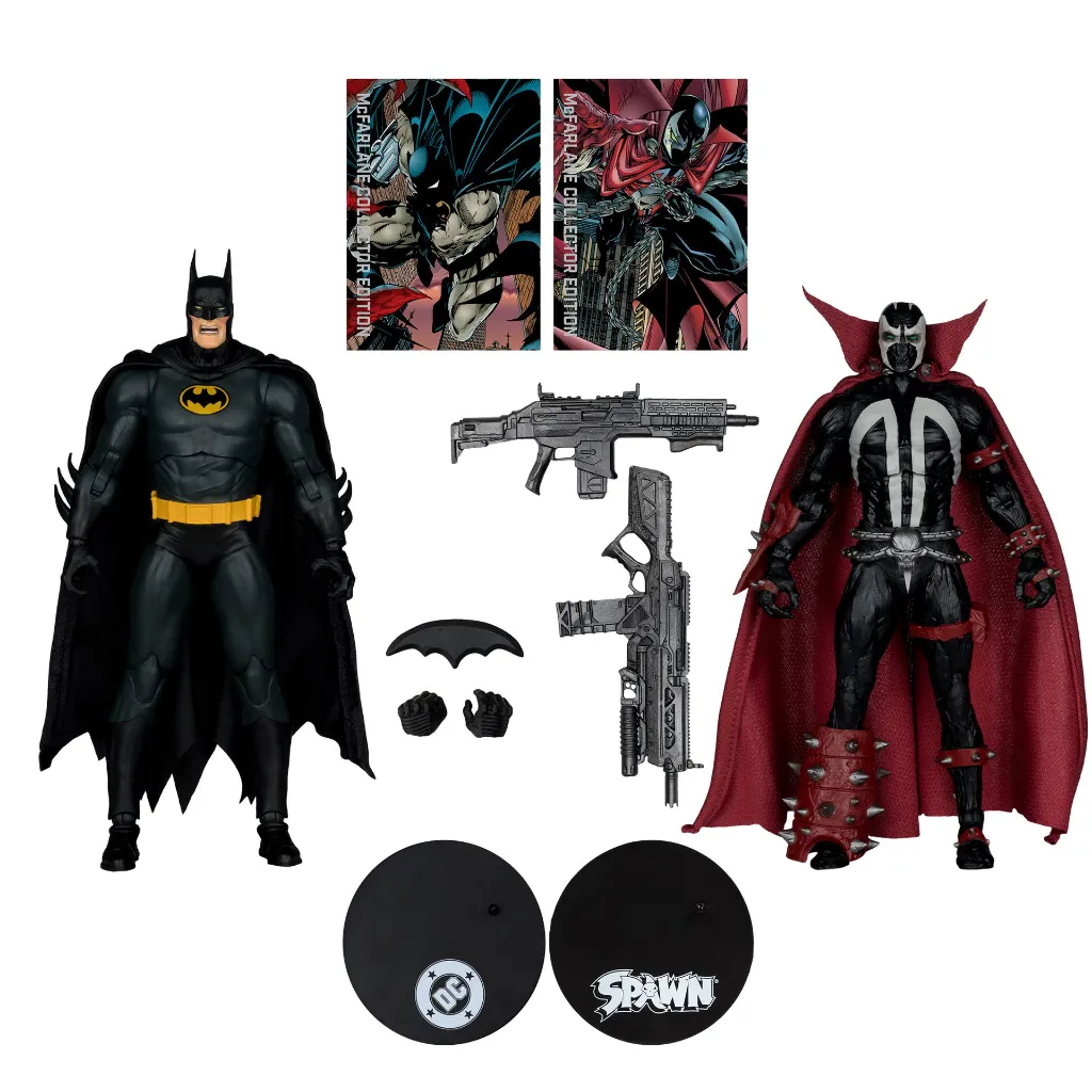 DC Multiverse Batman & Spawn 7-Inch Collector Edition 2 Pack Gold Label - EB Games Canada Exclusive!
