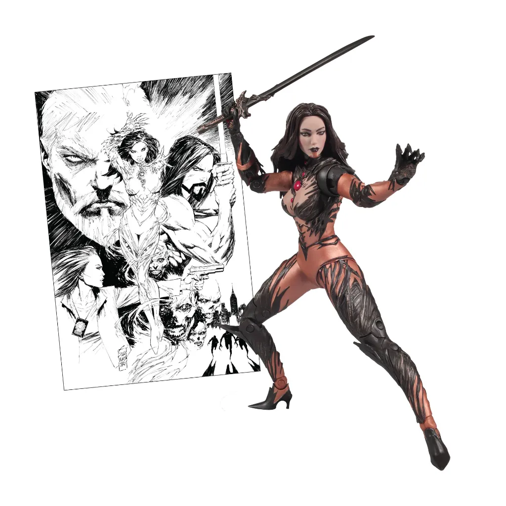 Sara Pezzini (Witchblade) (Image Comics Founders Series) 7-Inch Deluxe Action Figure McFarlane Elite Edition