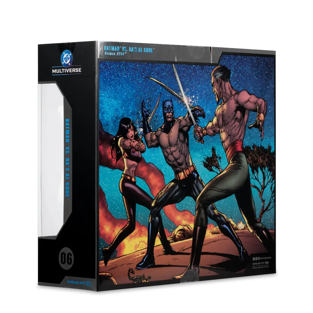 DC Multiverse Batman vs Ra's al Ghul (Batman #244) 7-Inch Action Figure 2-Pack Gold Label McFarlane Elite Edition - EB Games Canada Exclusive!