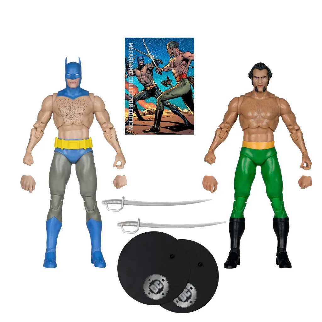 DC Multiverse Batman vs Ra's al Ghul (Batman #244) 7-Inch Action Figure 2-Pack Gold Label McFarlane Elite Edition - EB Games Canada Exclusive!