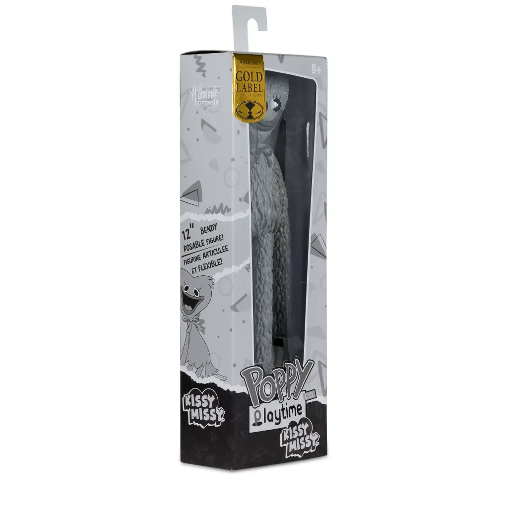 Poppy Playtime Kissy Missy (Black and White) 12-Inch Bendable Figure Gold Label McFarlane Toys - EB Games Canada Exclusive!