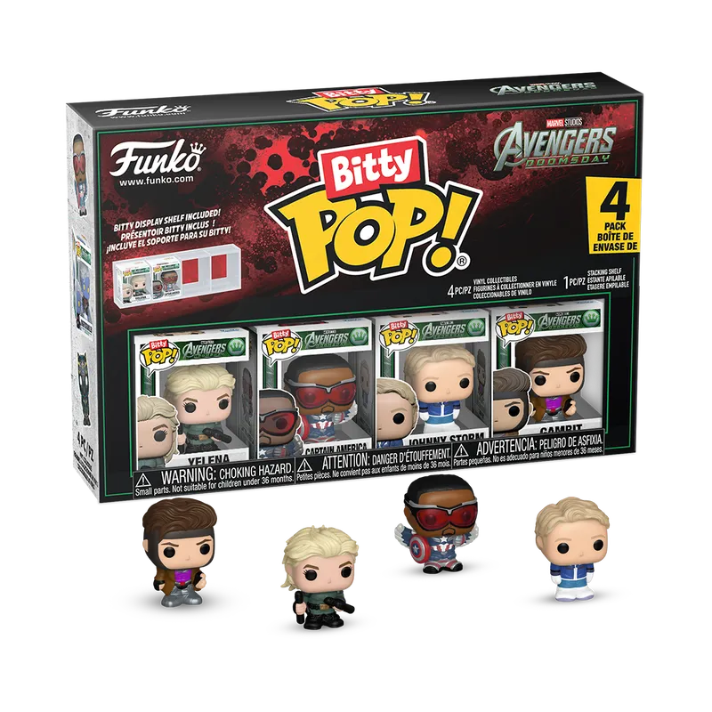 Bitty POP! Avengers: Doomsday 4-Pack Series