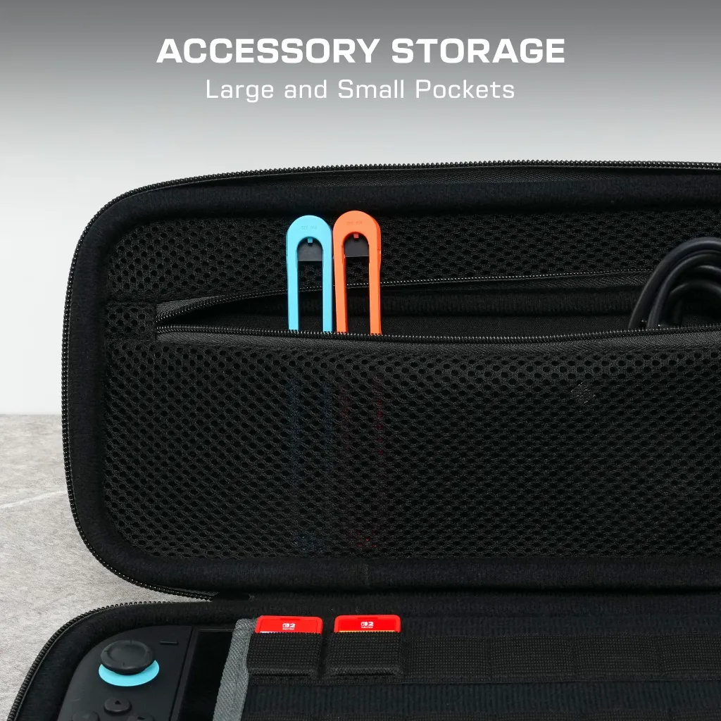 NSW2 PlayTrek Travel Case - Charcoal Black