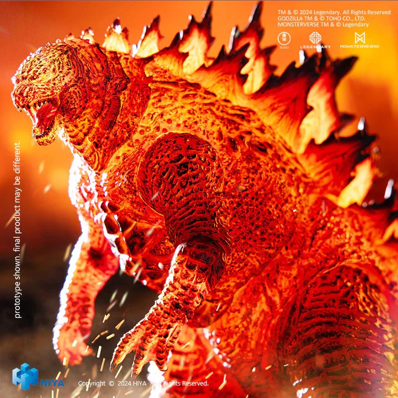 HIYA - Godzilla: King of the Monsters - Exquisite Basic - 7" Godzilla Burning Ver. Action Figure