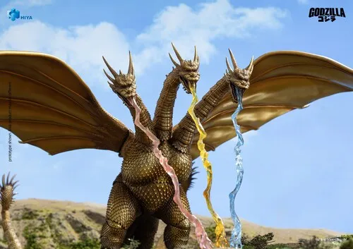 Godzilla vs. King Ghidorah - Exquisite Basic - King Ghidorah Gravity Beam Ver. 10" Action Figure