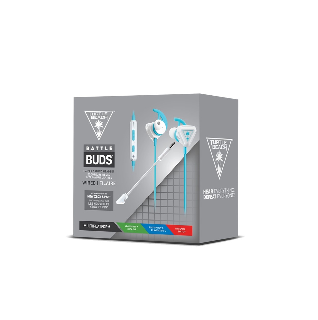 Turtle Beach Battle Buds White/Teal