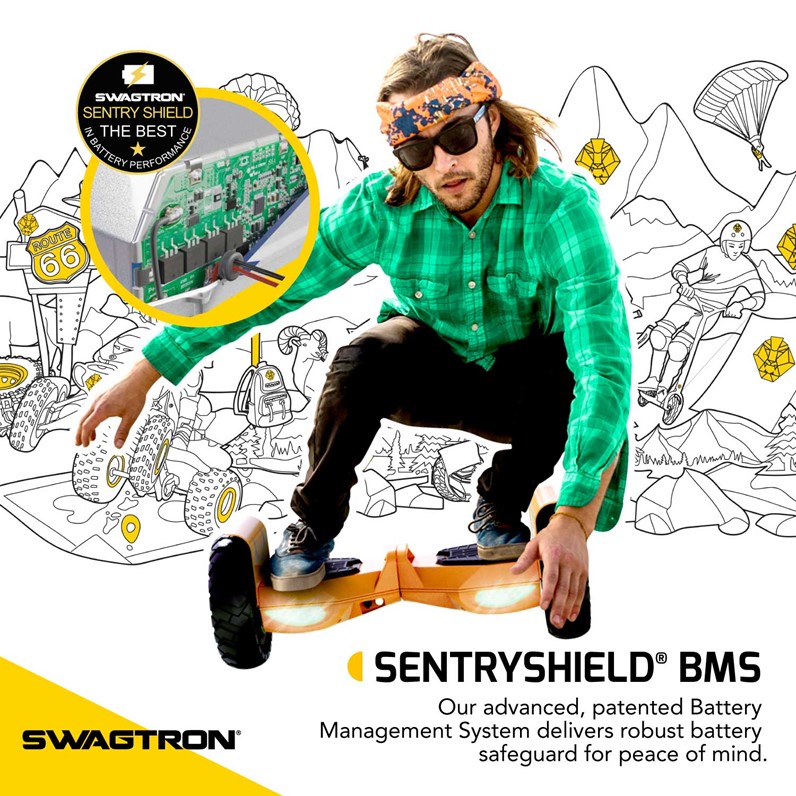 Swagtron T6SB Hoverboard