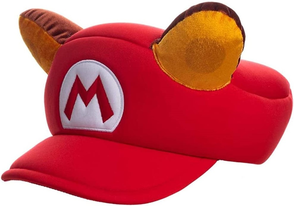 Chapeau Mario Tanooki Rouge