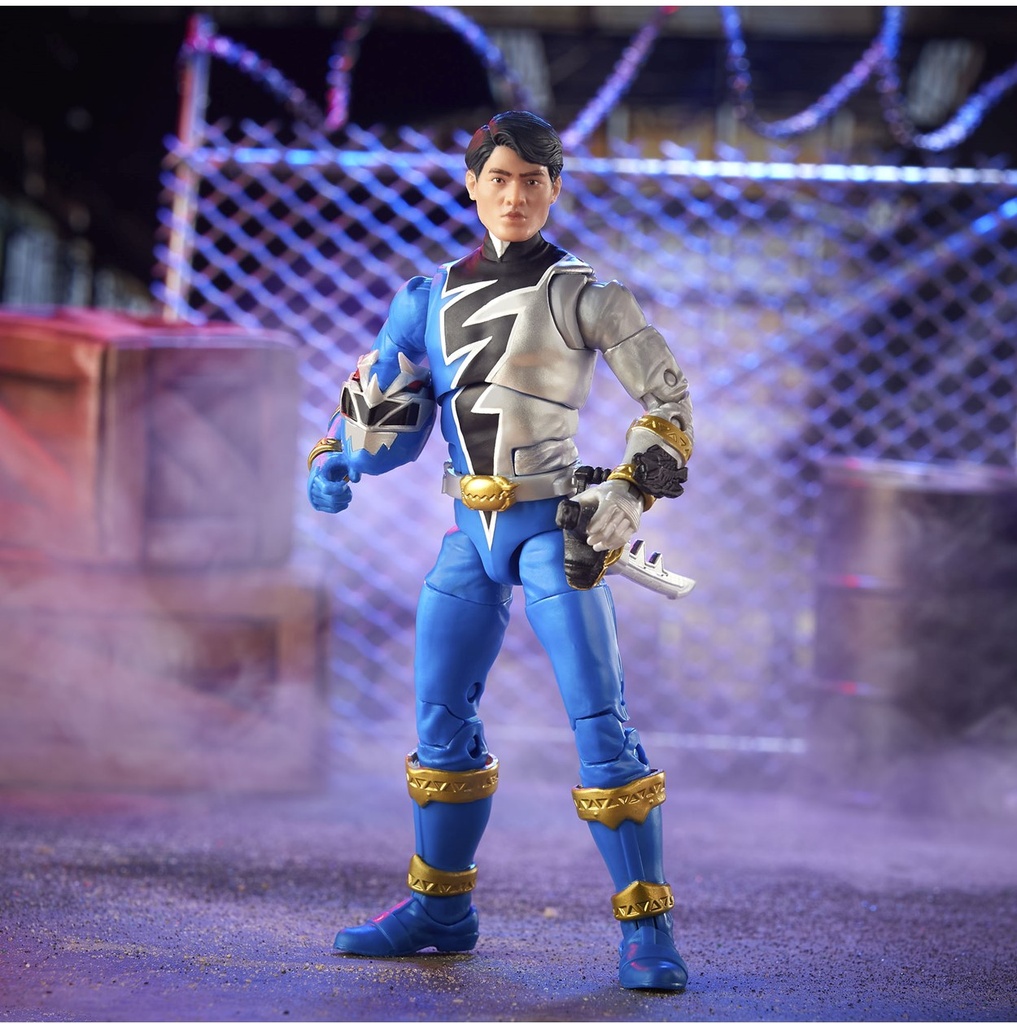 Power Rangers Lightning Collection Dino Fury Blue Ranger Figure