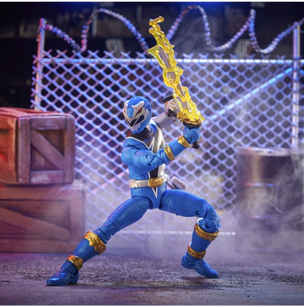 Power Rangers Lightning Collection Dino Fury Blue Ranger Figure