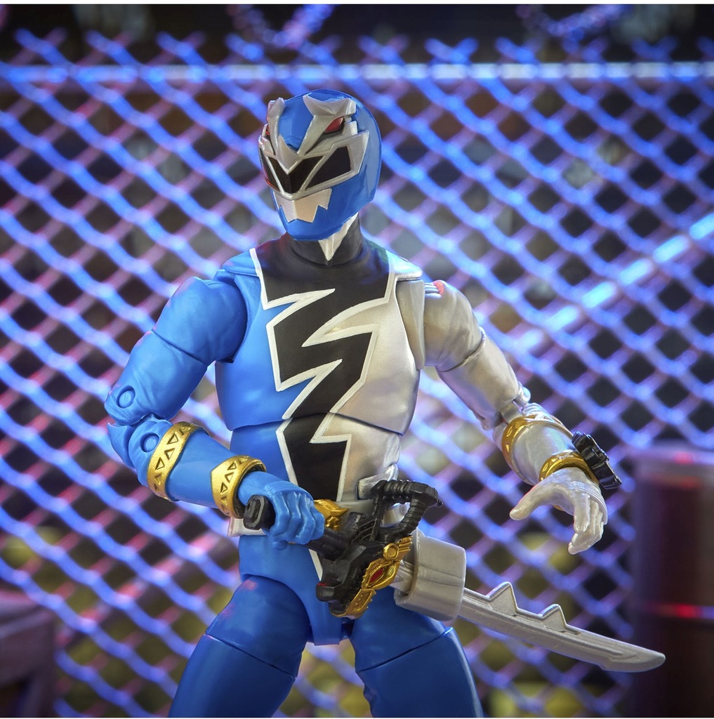 Power Rangers Lightning Collection Dino Fury Blue Ranger Figure
