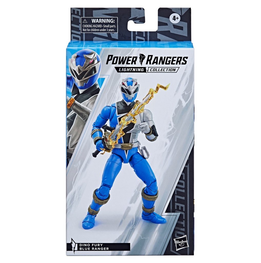 Power Rangers Lightning Collection Dino Fury Blue Ranger Figure