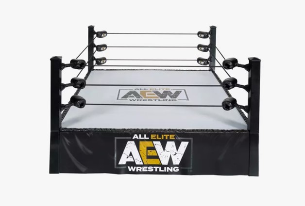 AEW All Elite Wrestling Unrivaled Action Wrestling Ring Playset