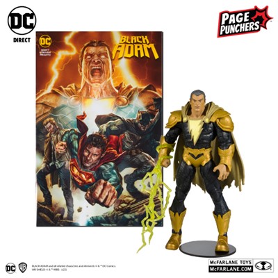 DC Direct: Page Punchers - Black Adam (Black Adam Comic) 7in Scale Figure With Comic