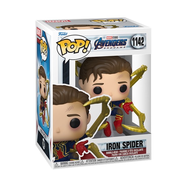POP! Marvel Endgame Iron Spider Unmasked with Gauntlet