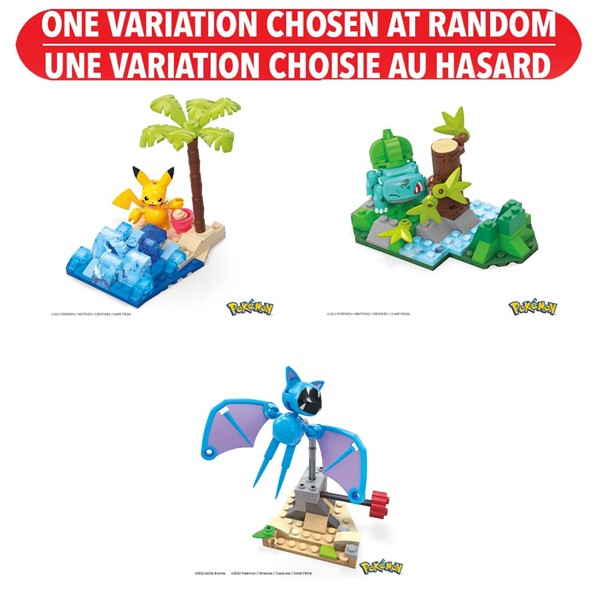 Mega: Pokémon Build Playset Assortie