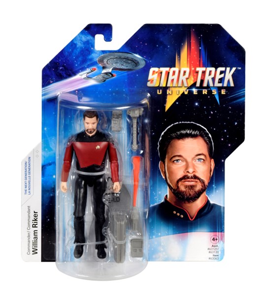 Star Trek Universe: The Next Generation - Commander William Riker 5-Inch Figure