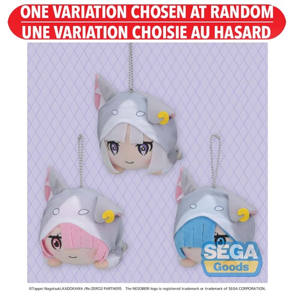 Nesoberi (Lay-Down) Re ZERO Starting Life in Another World-The Great Spirit Pack-Emilia Ram Rem