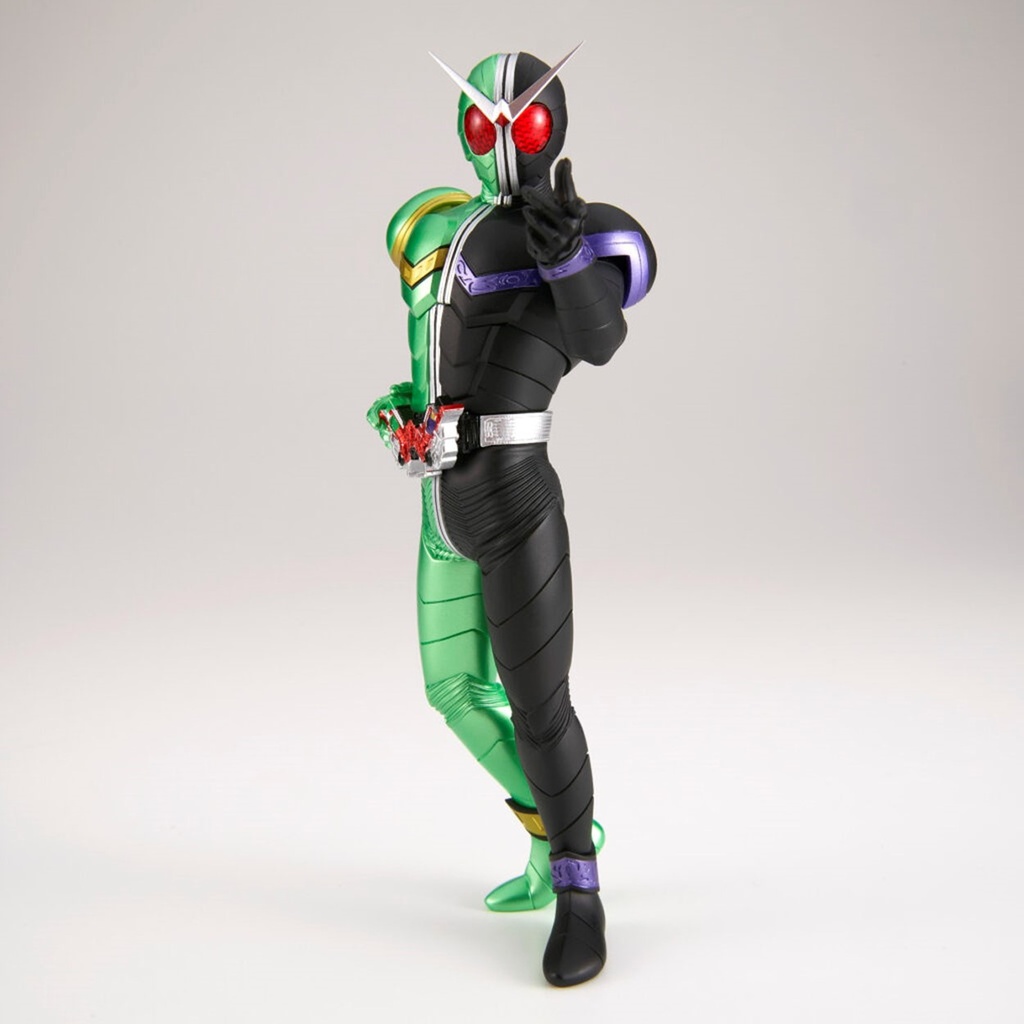 Kamen Rider W Hero's Brave Statue Figure - Kamen Rider W Cyclone Joker (Ver.A)