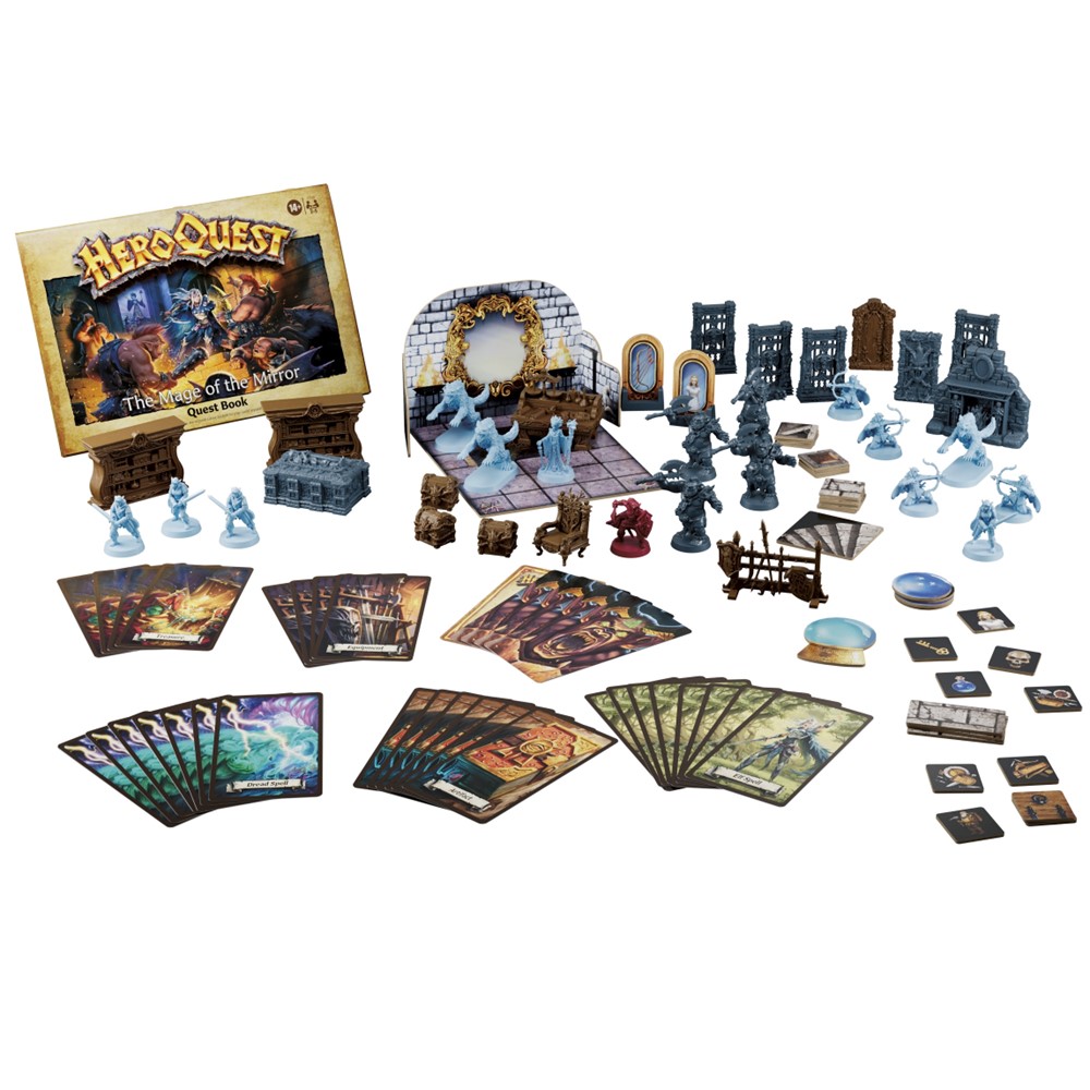 Avalon Hill Heroquest Le pack de quêtes du mage du miroir