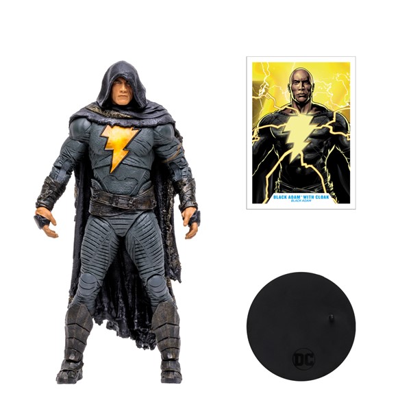 DC Black Adam Movie 7-Inch Figure - Black Adam with Cloak