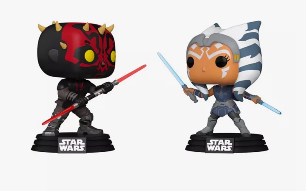 POP! Star Wars: Clone Wars Ahsoka vs Darth Maul Vinyl Bobblehead 2-Pack