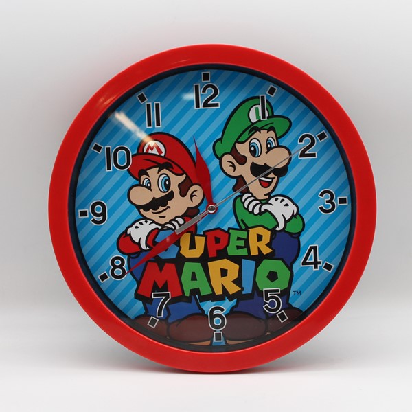 Horloge murale ronde Super Mario Bros 10""