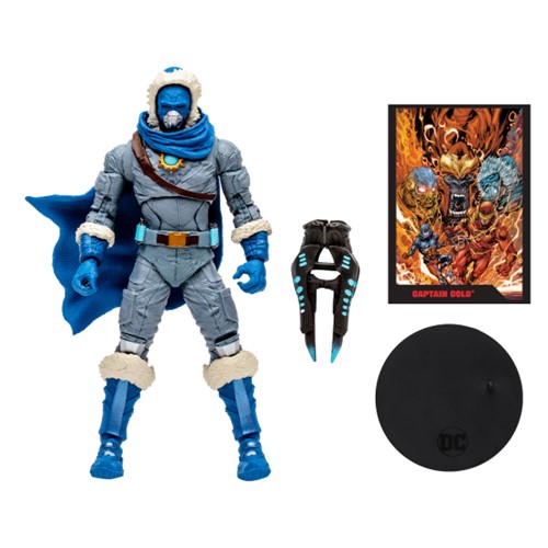 DC Direct: The Flash - Captain Cold with Comic 7-Inch Action Figure
