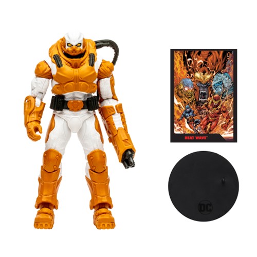 DC Direct: The Flash - Heat Wave with Comic 7-Inch Action Figure