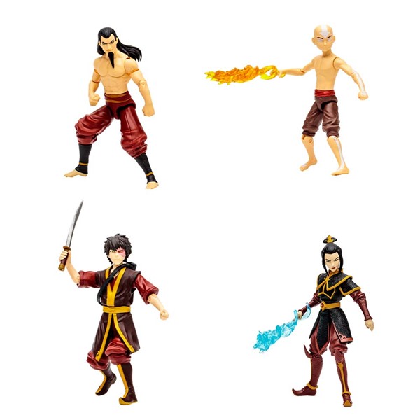 Avatar The Last Airbender - The Final Battle 4 Figure Set