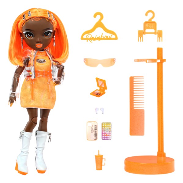 Rainbow High Michelle- Orange Fashion Doll
