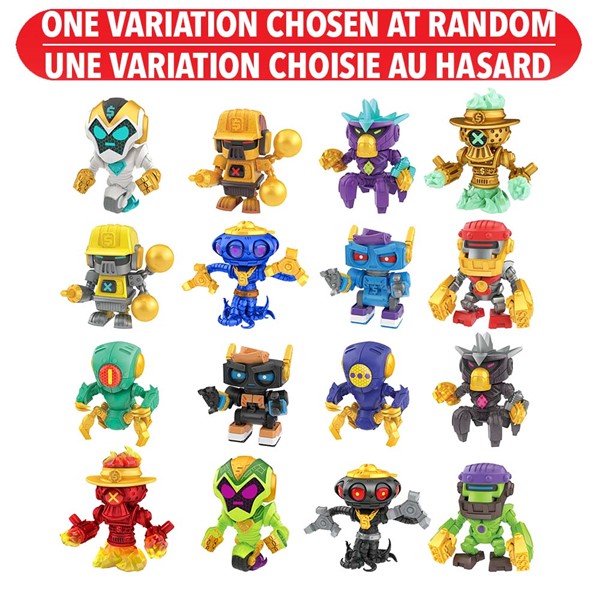 Treasure X Robots Gold Mini Robots