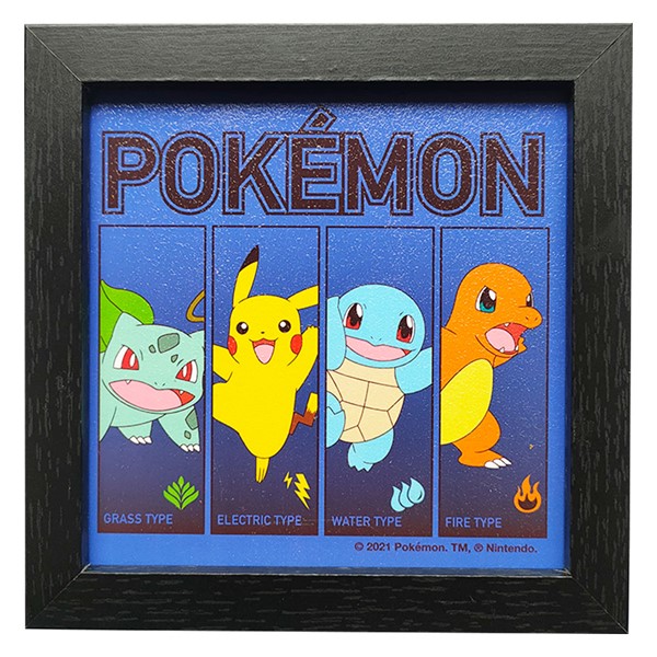 Décoration murale Pokémon Starter - 6x6