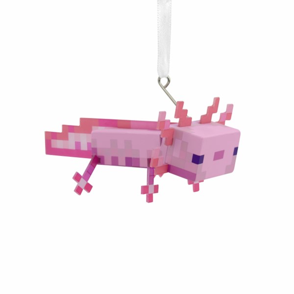Minecraft: Axolotl Christmas Ornament
