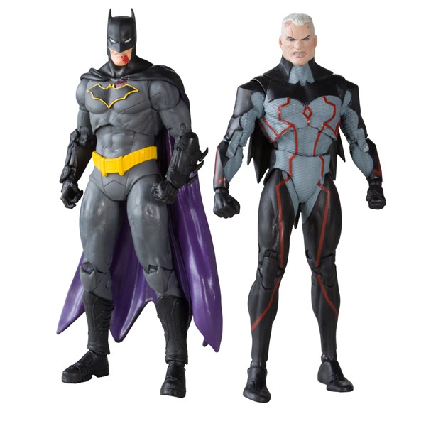 DC Multiverse Omega vs Batman Gold Label Lot de 2
