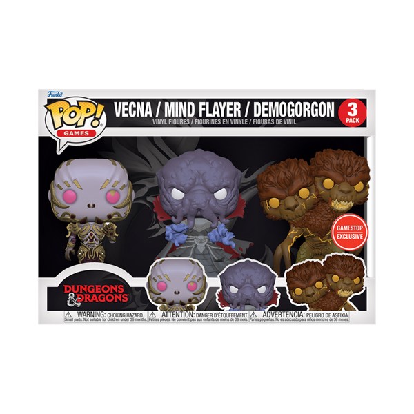 POP! Dungeons and Dragons Villians 3 pack